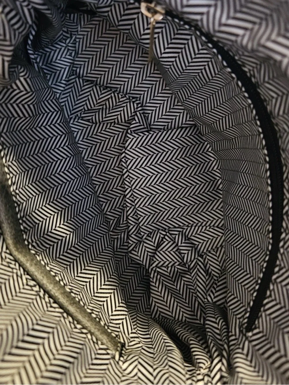 Gray & Lavender Paisley Chain Crossbody Bag